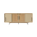 Modern Minimalist Sideboard with Ribbed Doors